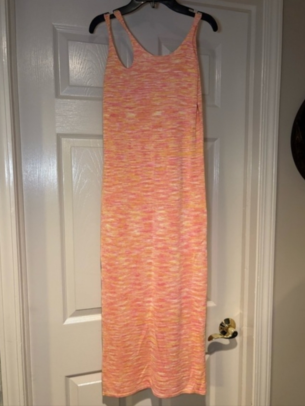 Callahan Knitwear Zoe Dress in Mango Space Dye Size Large - Picture 5 of 12